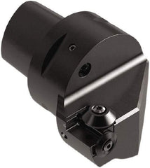 Seco - Left Hand Cut, Size C8, LCGN Insert Compatiblity, Internal Modular Turning & Profiling Cutting Unit Head - 55mm Ctr to Cutting Edge, 80mm Head Length, Through Coolant, Series Seco-Capto - Industrial Tool & Supply