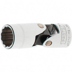 Proto - 3/8" Drive, Standard Hand Socket - 12 Points, 2-3/16" OAL, Steel, Full Polish Finish - Industrial Tool & Supply