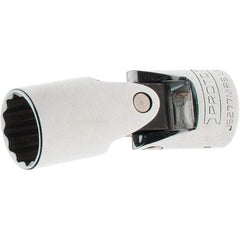 Proto - 3/8" Drive, Standard Hand Socket - 12 Points, 2-1/4" OAL, Steel, Full Polish Finish - Industrial Tool & Supply