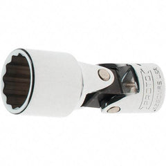 Proto - 3/8" Drive, Standard Hand Socket - 12 Points, 2-1/4" OAL, Steel, Full Polish Finish - Industrial Tool & Supply