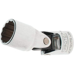 Proto - 3/8" Drive, Standard Hand Socket - 12 Points, 2-1/4" OAL, Steel, Full Polish Finish - Industrial Tool & Supply