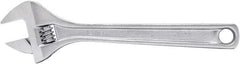 Proto - 1-1/2" Jaw Capacity, 12" Standard Adjustable Wrench - Steel, Polished Finish, 12" OAL - Industrial Tool & Supply