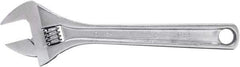 Proto - 1-5/16" Jaw Capacity, 10" Standard Adjustable Wrench - Steel, Polished Finish, 10" OAL - Industrial Tool & Supply