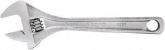 Proto - 15/16" Jaw Capacity, 6" Standard Adjustable Wrench - Steel, Polished Finish, 6" OAL - Industrial Tool & Supply