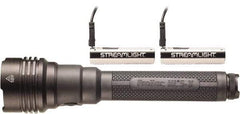 Streamlight - White LED Bulb, 3,500 Lumens, Industrial/Tactical Flashlight - Black Aluminum Body, 2 18650 Lithium-Ion Batteries Included - Industrial Tool & Supply
