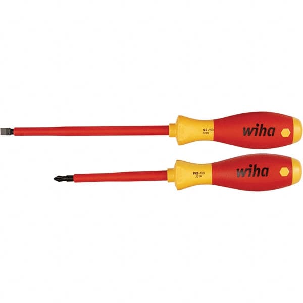 Wiha - Screwdriver Sets Screwdriver Types Included: Slotted; Phillips Number of Pieces: 2 - Industrial Tool & Supply