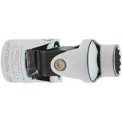 Proto - 3/8" Drive, Standard Hand Socket - 12 Points, 2" OAL, Chrome Vanadium, Full Polish Finish - Industrial Tool & Supply