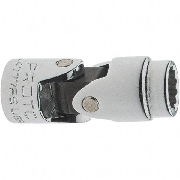 Proto - 9/32", 1/4" Drive, Standard Hand Socket - 12 Points, 1-23/64" OAL, Steel, Chrome Finish - Industrial Tool & Supply
