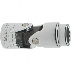 Proto - 9/32", 1/4" Drive, Standard Hand Socket - 12 Points, 1-23/64" OAL, Steel, Chrome Finish - Industrial Tool & Supply