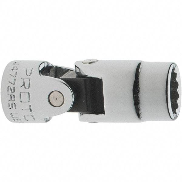 Proto - 5/16", 1/4" Drive, Standard Hand Socket - 12 Points, 1-7/16" OAL, Steel, Chrome Finish - Industrial Tool & Supply