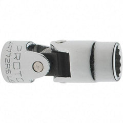 Proto - 5/16", 1/4" Drive, Standard Hand Socket - 12 Points, 1-7/16" OAL, Steel, Chrome Finish - Industrial Tool & Supply