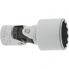 Proto - 9/16", 1/4" Drive, Standard Hand Socket - 12 Points, 1-3/4" OAL, Steel, Chrome Finish - Industrial Tool & Supply