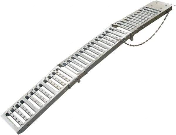 Erickson Manufacturing - 72" Long x 9" Wide, 1,000 Lb Capacity, Foldable Truck Ramp - Steel, For All Vehicles - Industrial Tool & Supply