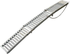 Erickson Manufacturing - 72" Long x 9" Wide, 1,000 Lb Capacity, Foldable Truck Ramp - Steel, For All Vehicles - Industrial Tool & Supply