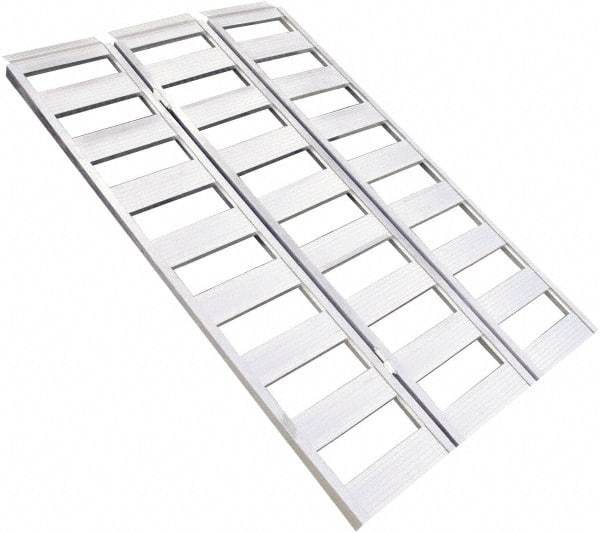 Erickson Manufacturing - 77" Long x 50" Wide, 1,500 Lb Capacity, Foldable Truck Ramp - Aluminum, For All Vehicles - Industrial Tool & Supply