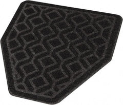 PRO-SOURCE - Olefin & Latex Disposable Urinal Mat - Black, Unscented Scented - Industrial Tool & Supply