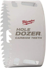 Milwaukee Tool - 2-1/2" Diam, 1-5/8" Cutting Depth, Hole Saw - Carbide-Tipped Saw, Toothed Edge - Industrial Tool & Supply