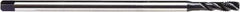 Emuge - M4x0.70 Metric, 3 Flute, NE2 Finish Cobalt, Spiral Flute, Extension Pulley Tap - Semi-Bottoming Chamfer, 4.9" OAL, 1/2" Thread Length, 6H Class of Fit - Exact Industrial Supply