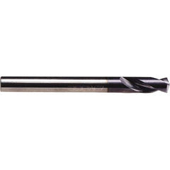 Emuge - 1/2" Body Diam, 142°, 3" OAL, Solid Carbide Spotting Drill - Industrial Tool & Supply