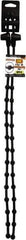 Erickson Manufacturing - 24" Long Black Rubber Reusable Cable Tie - 10 Lb Tensile Strength, 3mm Thick, 8" Max Bundle Diam - Industrial Tool & Supply