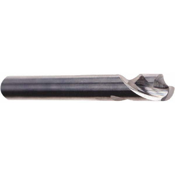 Emuge - 3/8" Body Diam, 120°, 3" OAL, Solid Carbide Spotting Drill - Industrial Tool & Supply