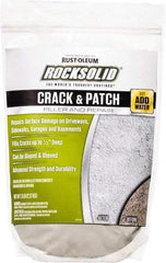 Rust-Oleum - 3 Lb Bag Crack-N-Patch - Concrete Gray, 1.5 Sq Ft Coverage - Industrial Tool & Supply