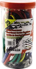 Erickson Manufacturing - Bungee Cord with S Hook - 10, 13, 18, 24, 30, 36" OAL, Red/Blue/Green/Yellow - Industrial Tool & Supply