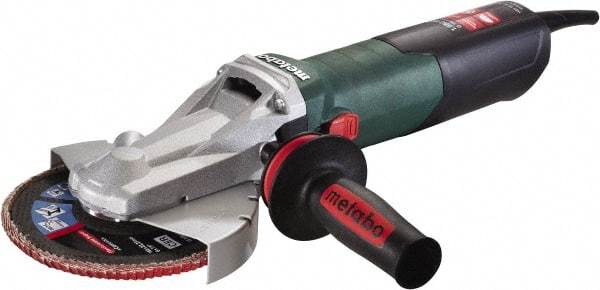 Metabo - 6" Wheel Diam, 9,600 RPM, Corded Angle & Disc Grinder - 5/8-11 Spindle, 13.5 Amps - Industrial Tool & Supply