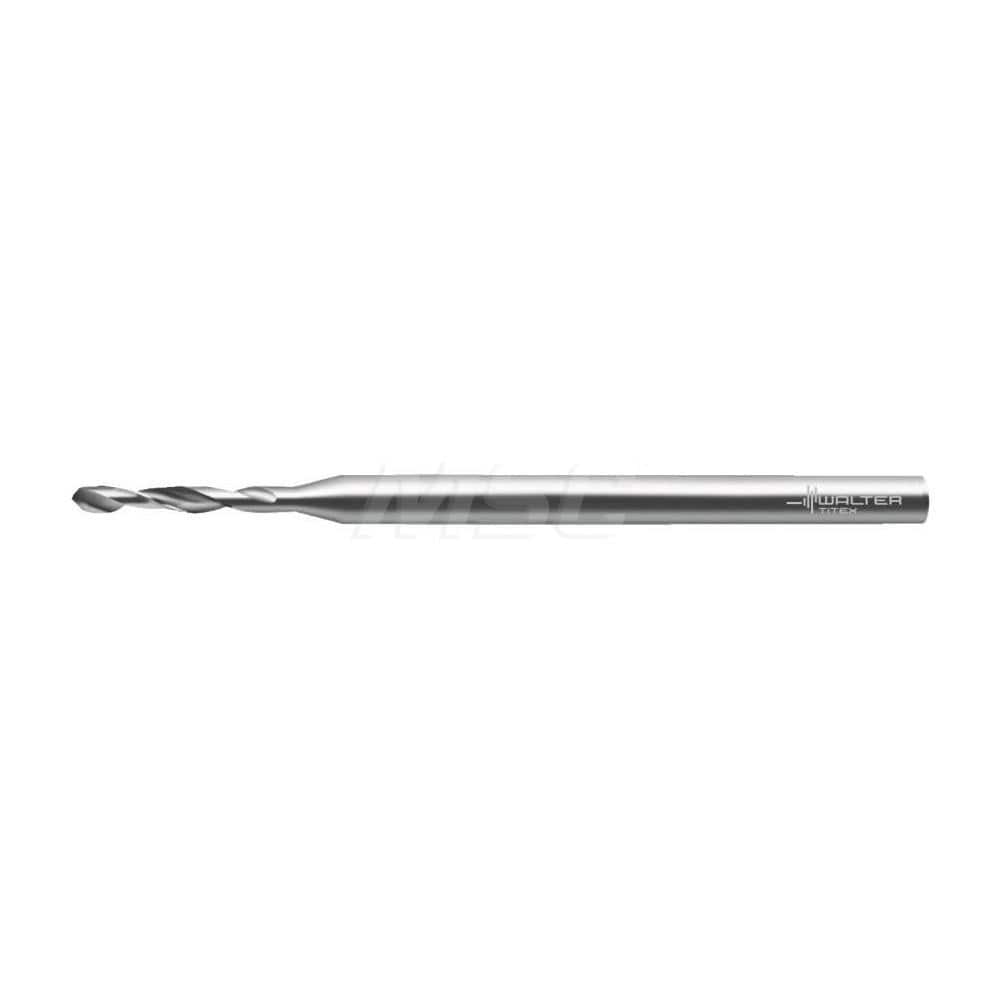 Micro Drill Bit: 0.0059″ Dia, 118 °, Solid Carbide Bright/Uncoated, RH Cut, Straight-Cylindrical Shank, Series DB130 Advance