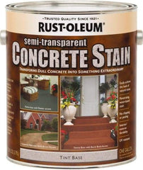 Rust-Oleum - 1 Gal Tint Base Concrete Coating - Low Odor & Chemical Resistant - Industrial Tool & Supply