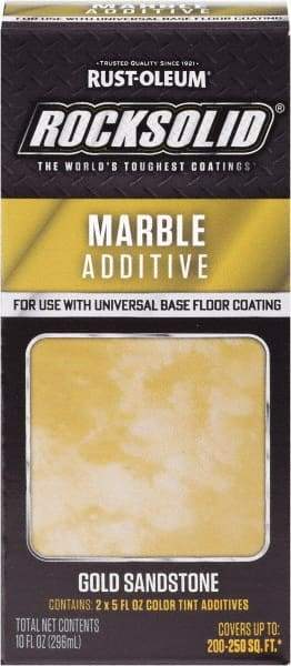 Rust-Oleum - 10 oz Gold Sandstone Color System Additive - Low Odor & Chemical Resistant - Industrial Tool & Supply