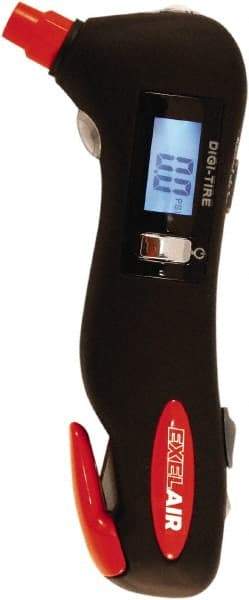 Milton - 5 to 100 psi Digital Ball Tire Pressure Gauge - AAA Battery - Industrial Tool & Supply