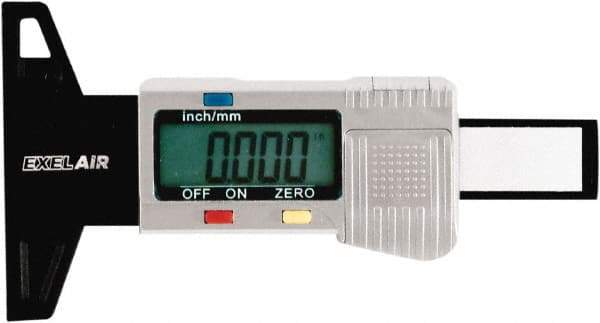 Milton - Tire Tread Depth Gauge - For Any Tire - Industrial Tool & Supply