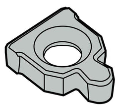 Seco - 1/2" Insert Inscribed Circle, Right & Left Hand Anvil for Indexables - 1° Helix Angle, 22 Tool Holder Insert Dimension - Industrial Tool & Supply