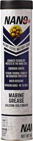Nano Pro MT - 14 oz Cartridge Calcium Anti-Corrosion Grease - Blue, Water Resistant, 500°F Max Temp, NLGIG 2, - Industrial Tool & Supply