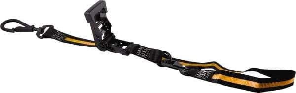 Erickson Manufacturing - 8' Long x 1-1/2" Wide, 2,000 Lb Basket Capacity, Polyester & Steel Web Sling - Industrial Tool & Supply