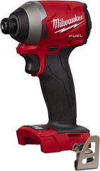 Milwaukee Tool - 18 Volt, 1/4" Drive, 167 Ft/Lb Torque, Cordless Impact Driver - 3600 RPM, Lithium-Ion, Bare Tool - Industrial Tool & Supply