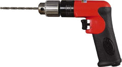 Sioux Tools - 1/4" Keyed Chuck - Pistol Grip Handle, 3,000 RPM, 12 LPS, 0.5 hp, 90 psi - Industrial Tool & Supply