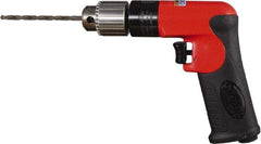 Sioux Tools - 1/4" Keyed Chuck - Pistol Grip Handle, 2,600 RPM, 12 LPS, 0.5 hp, 90 psi - Industrial Tool & Supply