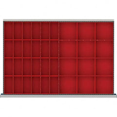 LISTA - 36-Compartment Drawer Divider Layout for 3.15" High Drawers - Industrial Tool & Supply