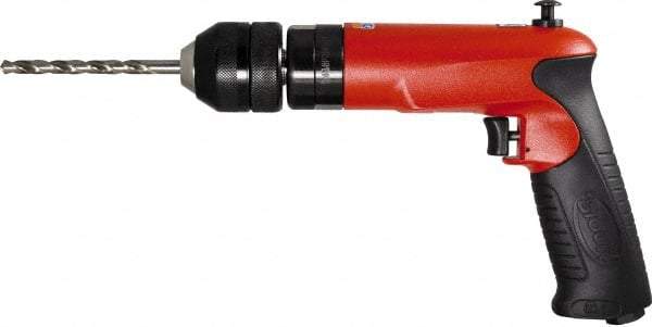 Sioux Tools - 1/2" Reversible Keyless Chuck - Pistol Grip Handle, 700 RPM, 14 LPS, 1 hp, 90 psi - Industrial Tool & Supply