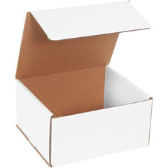 Made in USA - Pack of (50), 7" Wide x 8" Long x 4" High Corrugated Shipping Boxes - Industrial Tool & Supply