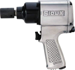 Sioux Tools - 1/2" Drive, 7,500 RPM, 500 Ft/Lb Torque Impact Wrench - Pistol Grip Handle, 1,100 IPM, 4.8 CFM, 90 psi, 1/4" Inlet - Industrial Tool & Supply