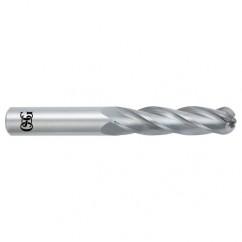 1/4" Dia. - 3" OAL - Bright CBD - Ball End SE EM - 4 FL - Industrial Tool & Supply