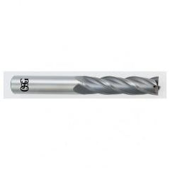 3/8 Dia. x 3 Overall Length 4-Flute Square End Solid Carbide SE End Mill-Round Shank-Center Cutting-Uncoated - Industrial Tool & Supply