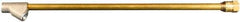 Milton - 150 Max psi Closed Check Brass Air Chuck - Straight Chuck, 1/4 FNPT - Industrial Tool & Supply