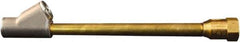 Milton - 150 Max psi Closed Check Brass Air Chuck - Straight Dual Foot Chuck, 1/4 FNPT - Industrial Tool & Supply