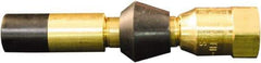 Milton - 150 Max psi Closed Check Brass Air Chuck - Straight Push On Chuck, 1/4 FNPT - Industrial Tool & Supply