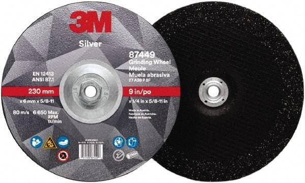 3M - Depressed-Center Wheels Wheel Diameter (Inch): 9 Wheel Thickness (Decimal Inch): 0.2500 - Industrial Tool & Supply