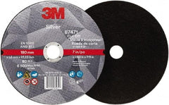 3M - 7" Ceramic Cutoff Wheel - 0.045" Thick, 7/8" Arbor, Use with Angle Grinders - Industrial Tool & Supply